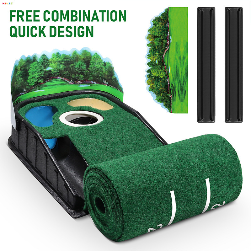 Special Golf Putting Practice Device Indoor Outdoor Putting Practice Mat w250906