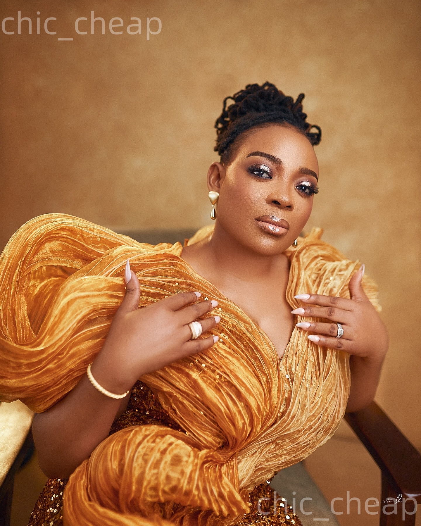 Aso Ebi Gold Mermaid Prom Dresses 2026 V-neck Stylish Sequined Evening Formal Party Second Birthday Engagement Gowns Plus Size Dress For Special Occas