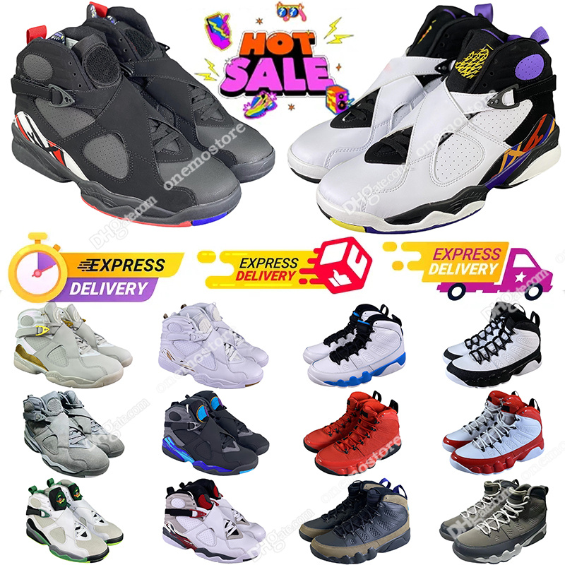 8 9 Outdoor shoes Designer 8s 9s basketball shoes Cool Grey for men plavoffs Champagne Winterized Aqua White Drake Seafoam mens trainers sneakers