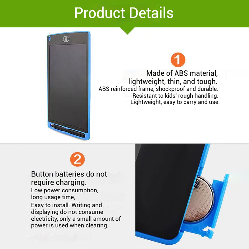 3/8.5/ 12 inch Writing Board Drawing Tablet LCD Screen Writing Digital Graphic Tablets Electronic Handwriting Pad Toys Gifts Child