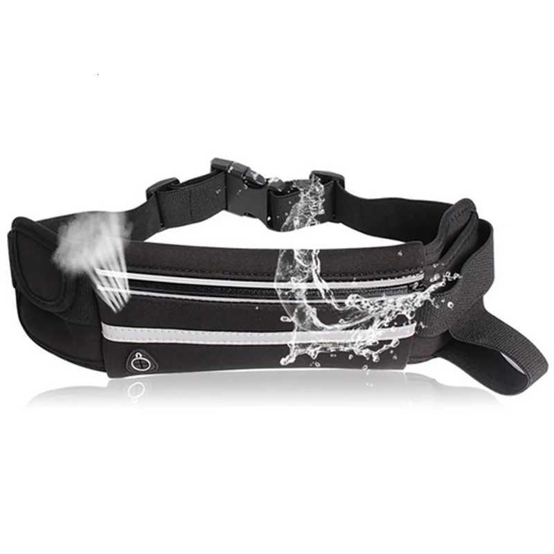 Waterproof Running Waist Bag Canvas Sports Jogging Portable Outdoor Phone Holder Belt Bag Women Men Fitness Sport AccessoriesT251128