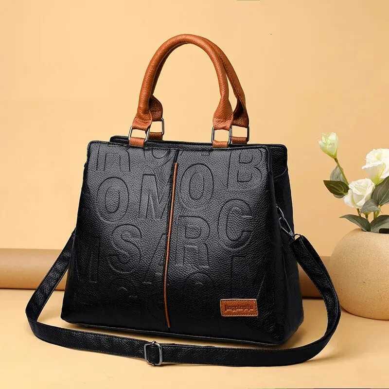 PU Leather Casual Shoulder Crossbody Bags for Women Ladies Luxury Designer Large Capacity Travel Handbag K251128