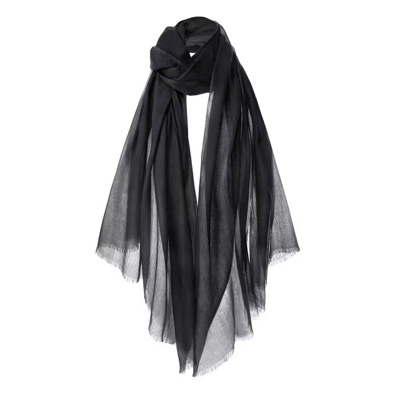 K560 Wholesale solid color Inner Mongolia water-soluble cashmere scarf women's summer air-conditioned room outdoor solid color ring cashmere suns