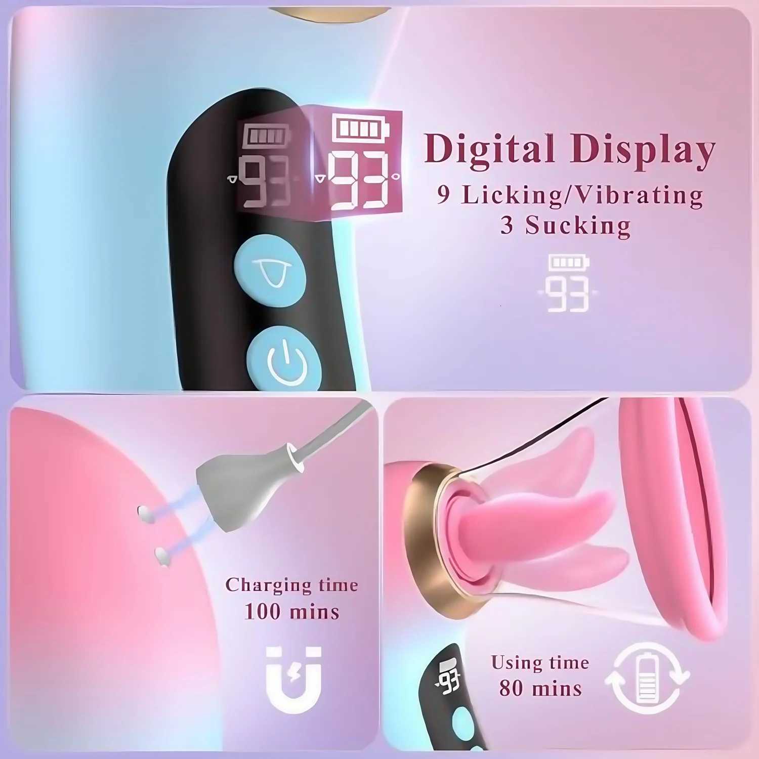APP Control Clitoral Sucker Vibrator for Women Tongue Licking Nipple Vagina Massager Clit Stimulator Masturbation Sex Toy FemaleXJ251128