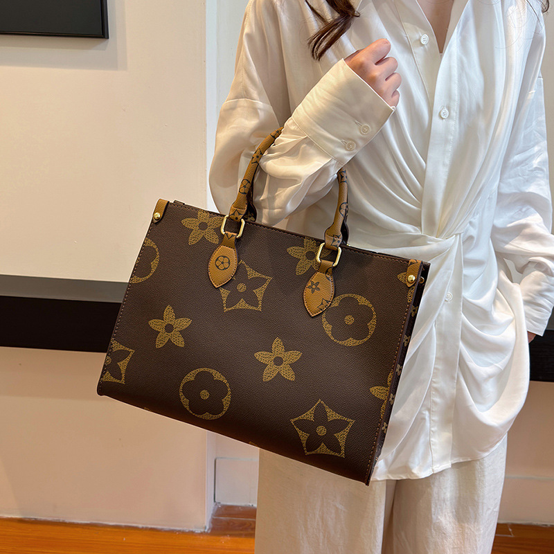 2025 Vintage-Inspired Designer Tote Bag for Women - Spacious Retro European Shoulder Bag, Stylish Large Capacity Handbag (Free Shipping)