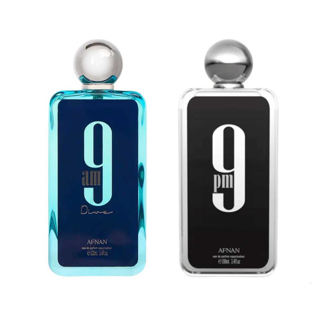 100ml Afnan 9AM 9PM Eau de Parfum Elixir Unisex Mens Cologne Spray Perfume High-end Long-lasting Arabic PerfumeT251129