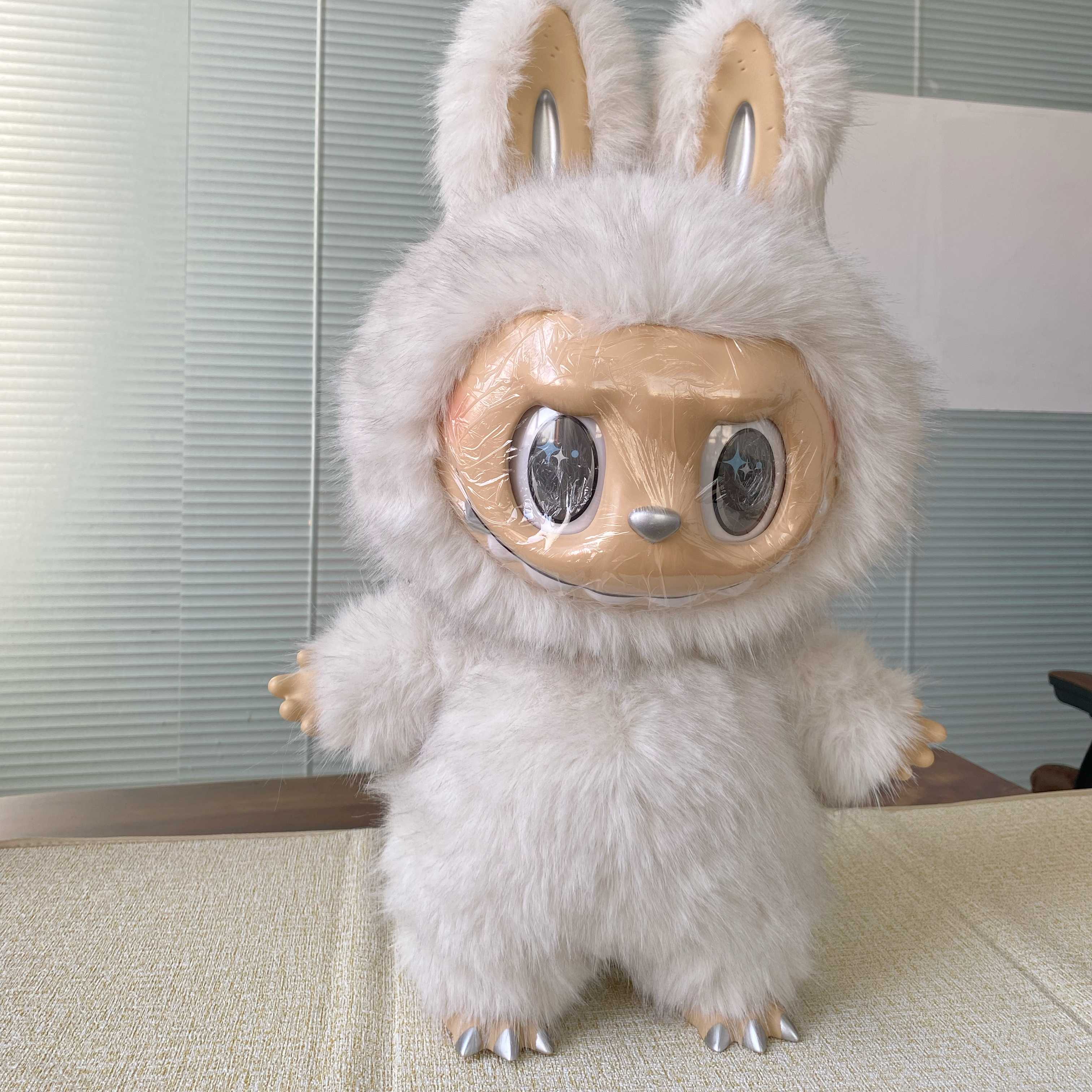 Zimomo Large 58cm Labubu Plushine Anime Dolls I Found You Enamel Characters Mystery Boxes