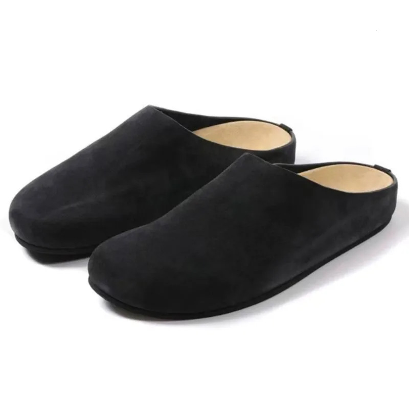 Asgard Women Casual Mules Slippers Spring Thick Bottom Suede Clogs Fashion Flat Soft Comfortable Beach Shoes 251129