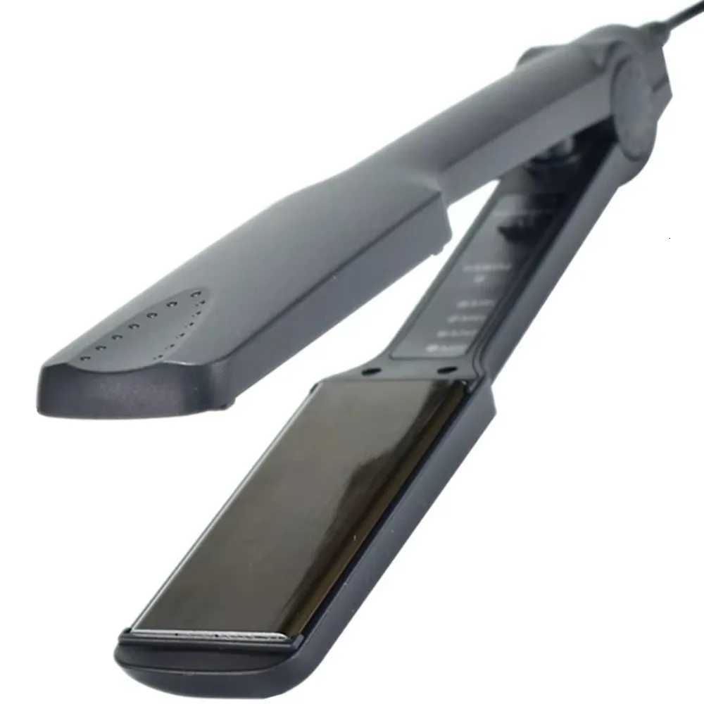 Fast Warm-up Electric Hair Straightener Widened Ceramic Glaze Hair Curler Temperature Adjustable EU Plug Hair Styling ToolT251129
