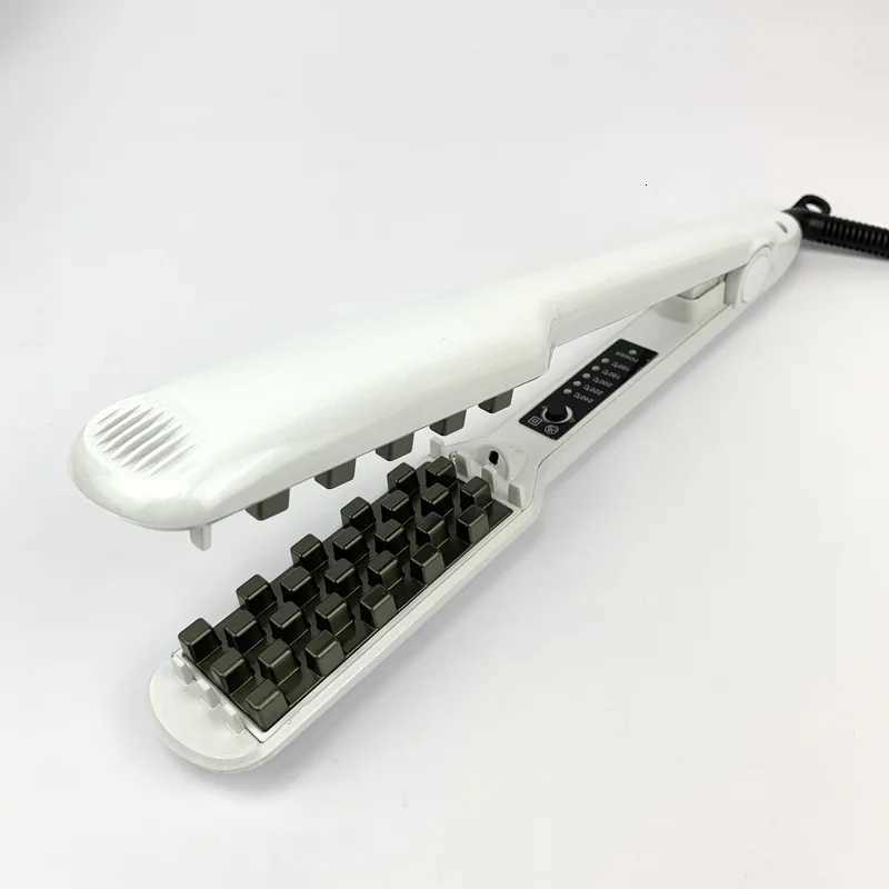 Hair Straightener Styling Crimping Perm Pliers Flat Iron Negative Ion Corn And Wave Hair Straightener Electric Fluffy Hair IronT251129