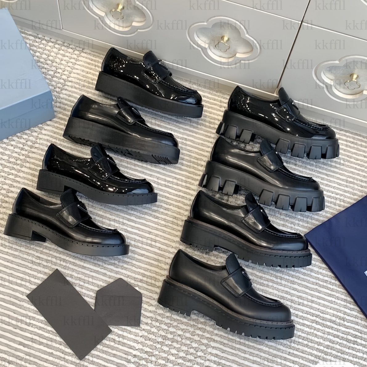 Designer Women Loafer Casual Shoes Platform Sneakers P Triangle Luxury Monolith Black Cloudbust Outdoor Classic Loafers 35-41