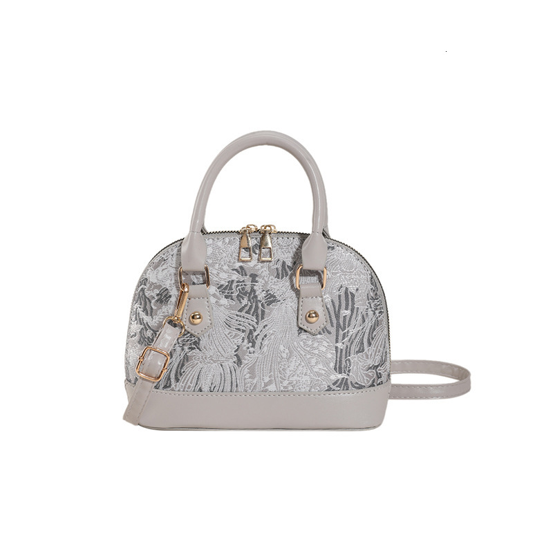 Women's Simple Summer Commuter Shell Bag 2025 Handheld Leisure New Single Shoulder Fashion Creative Pattern Crossbody Bag Korean Edition Designer