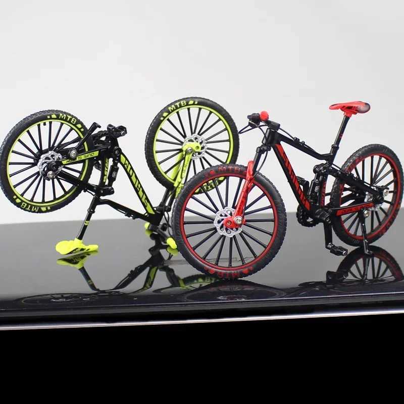 Mini Alloy MTB Racing Bike Toy Realistic Die Cast Metal Model for Thrilling Finger Racing Perfect for Adult and Kid Collectors J251129