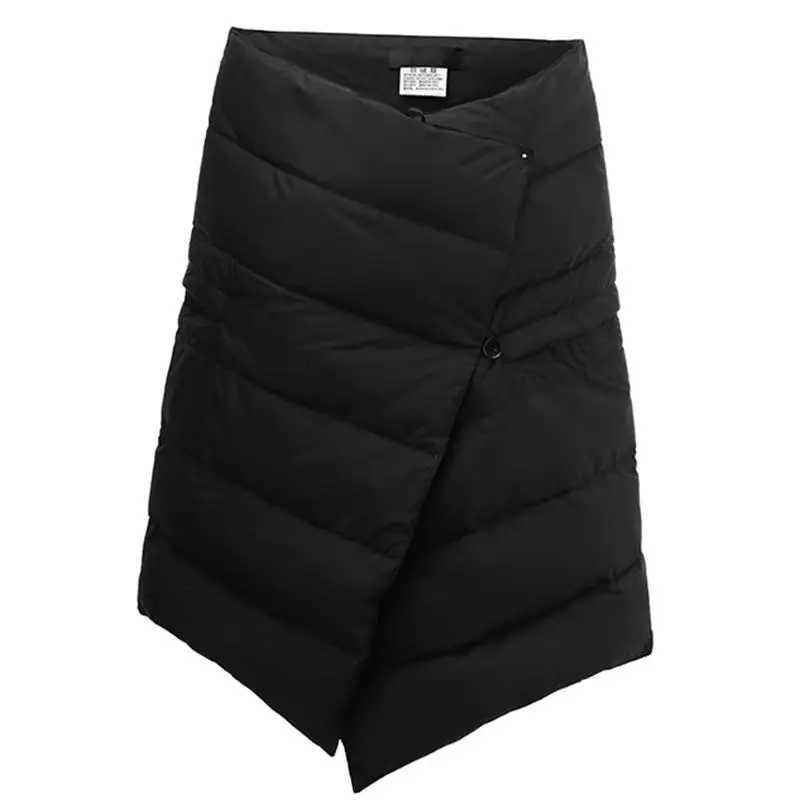 2024 Winter Huayu Irregular Hooded Down Jacket Womens Korean Womens Large Coat waistcoat women vestT251129