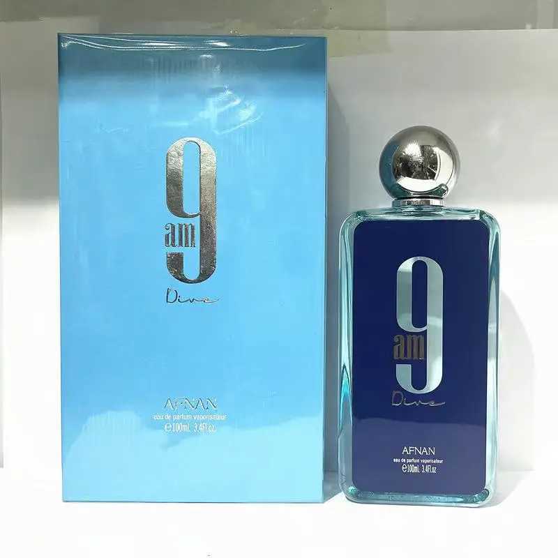 100ml Afnan 9AM 9PM Eau de Parfum Elixir Unisex Mens Cologne Spray Perfume High-end Long-lasting Arabic PerfumeT251129