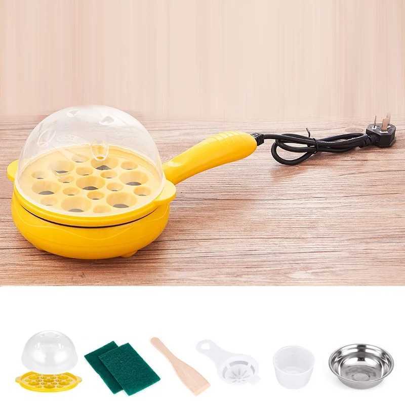 Multifunctional 2 In 1 Egg Cooker Non Stick Egg Frying Pan Egg Boiler Automatic Off Egg Boiler Machine For Home Dormitory C251129