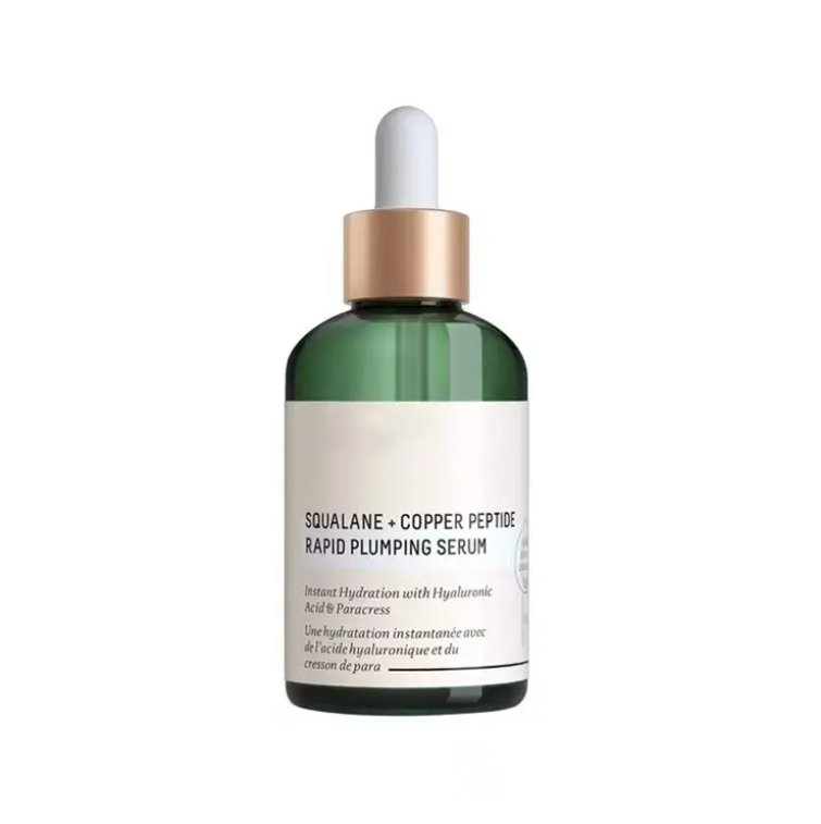 Biossance Face Oil Serum 50ml SQUALANE Copper Peptide Rapid Plumping Serum 1.7floz 30ml SQUALANE Vitamin C Rose Oil