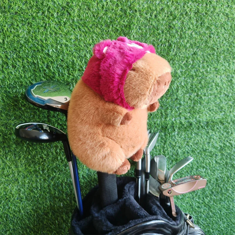 Plush Golf Capybara Driver Headcovers 460cc Head Cover Large Stock Drop 251129