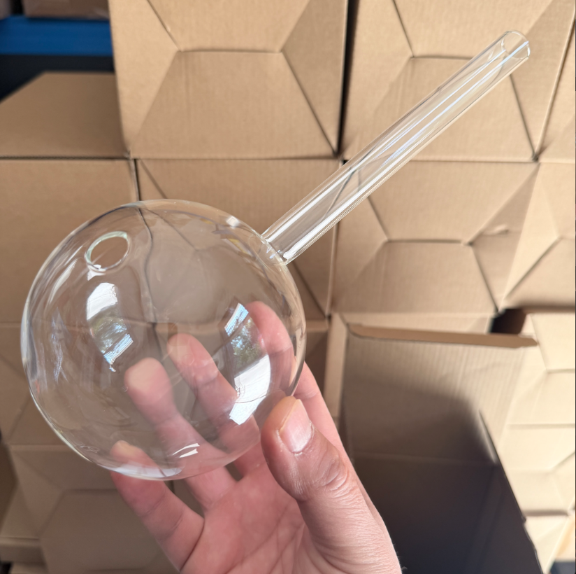 2 set 9.8 inches Super big large 100mm ball Glass Oil Burner Smoking Hand pipes Perfect packaging