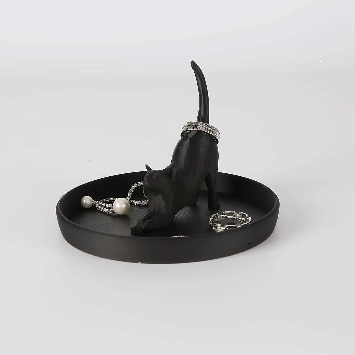 Cross - border Creative Cat - Shaped Jewelry Tray Nordic - style Home Decoration Suitable for Jewelry Storage Scenarios Y251129