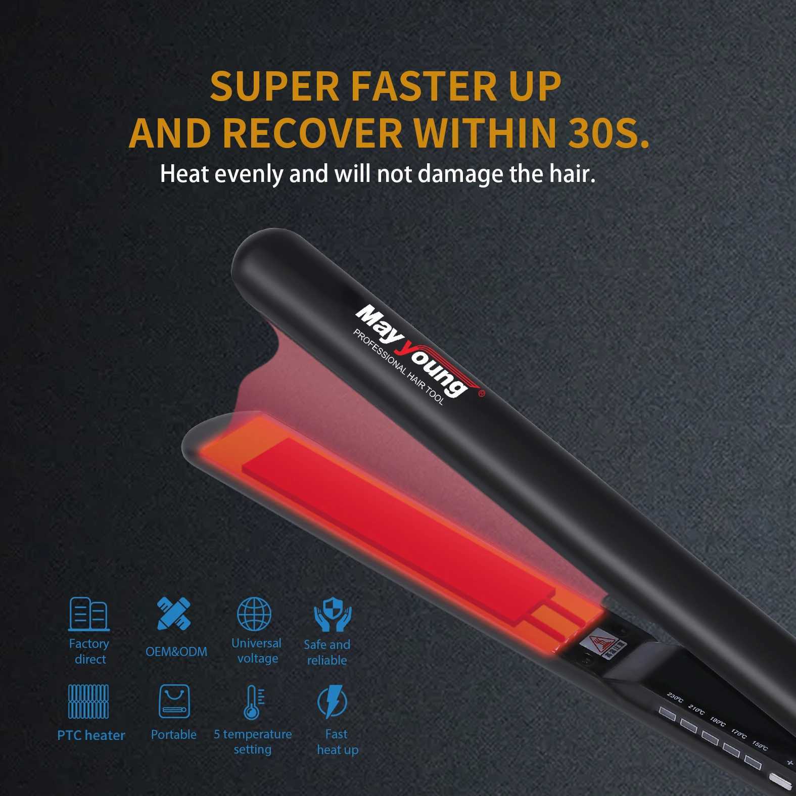 1 Professional Super Thin Body Zigzag Root Volumizer Waver Hair CrimperT251129