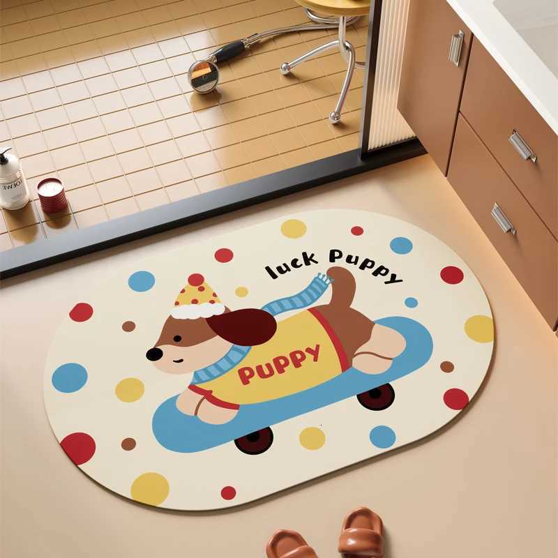 Bathro floor mat Non-slip mat Diat d absorbent mat Toilet bath foot mat Toilet floor mat H251129