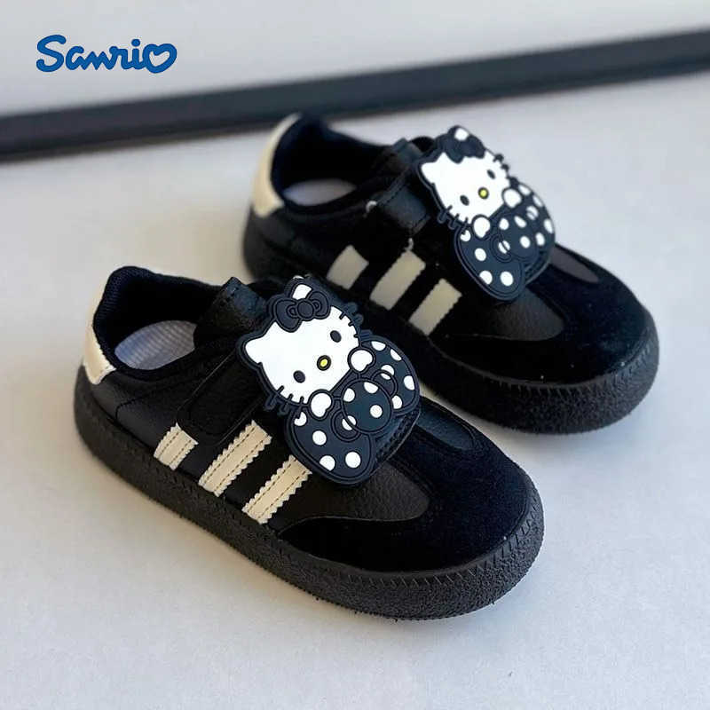 Sanrio New Spring Autumn Kawaii Anime Board Shoes 2025 Cute Hello Kitty Cartoon Children Casual Sports Sneakers Gifts for Kids H251129