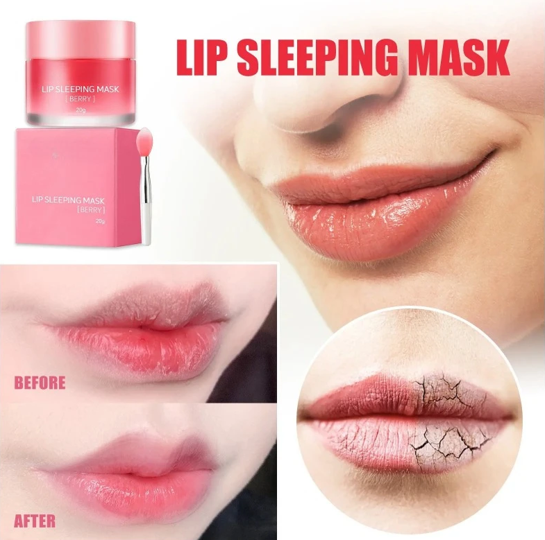 Berry Lip Sleeping Mask Night Sleep Maintenance Moisturizing Fade Lip Lines Nourishing Lip Balm Skin Care Korean Cosmetic