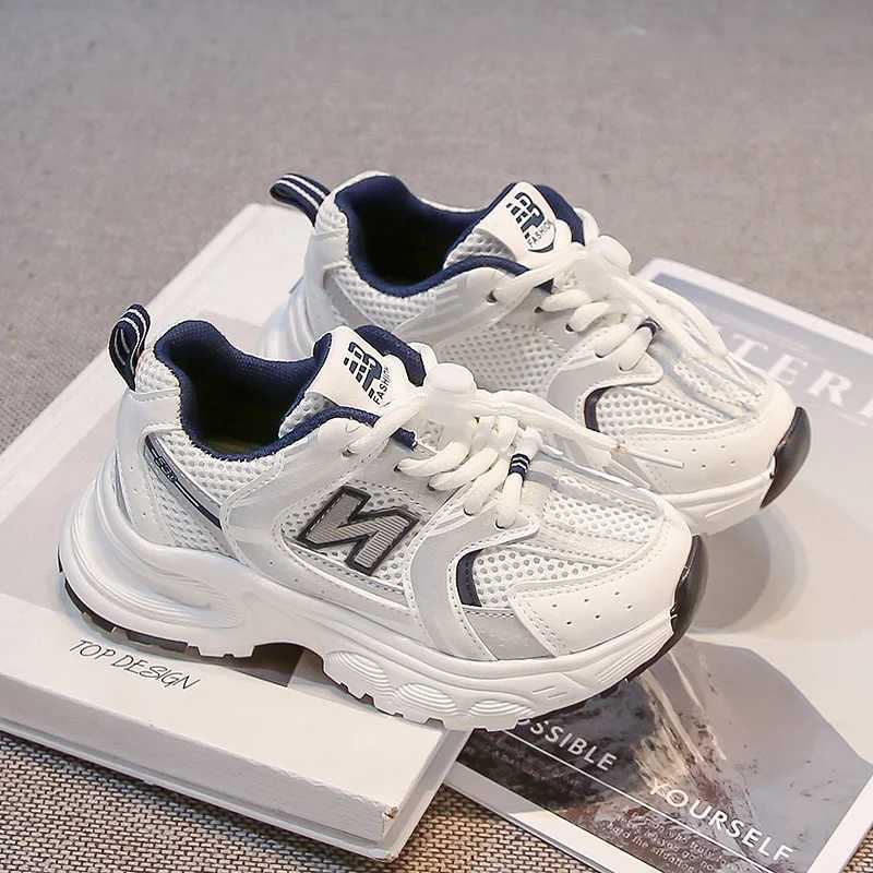 Size 26-37 boys and girls breathable mesh childrens casual sports shoes anti slip childrens sports shoes tennis X250429