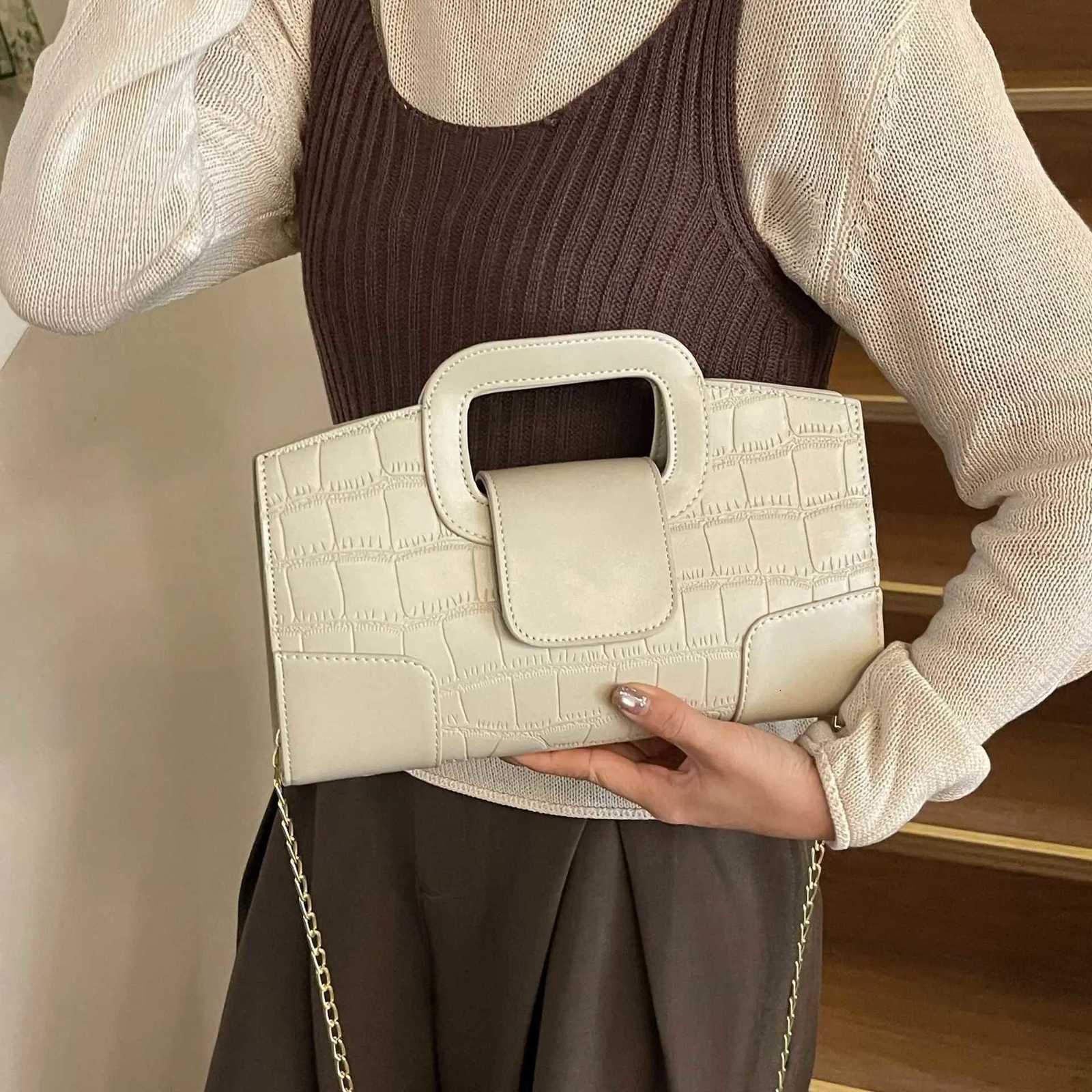 Fashion Luxury Crocodile Pattern Womens Bag Messenger Bag Versatile Chain Shoulder Bag Casual Handbag Crossbody Bags for Women K251128