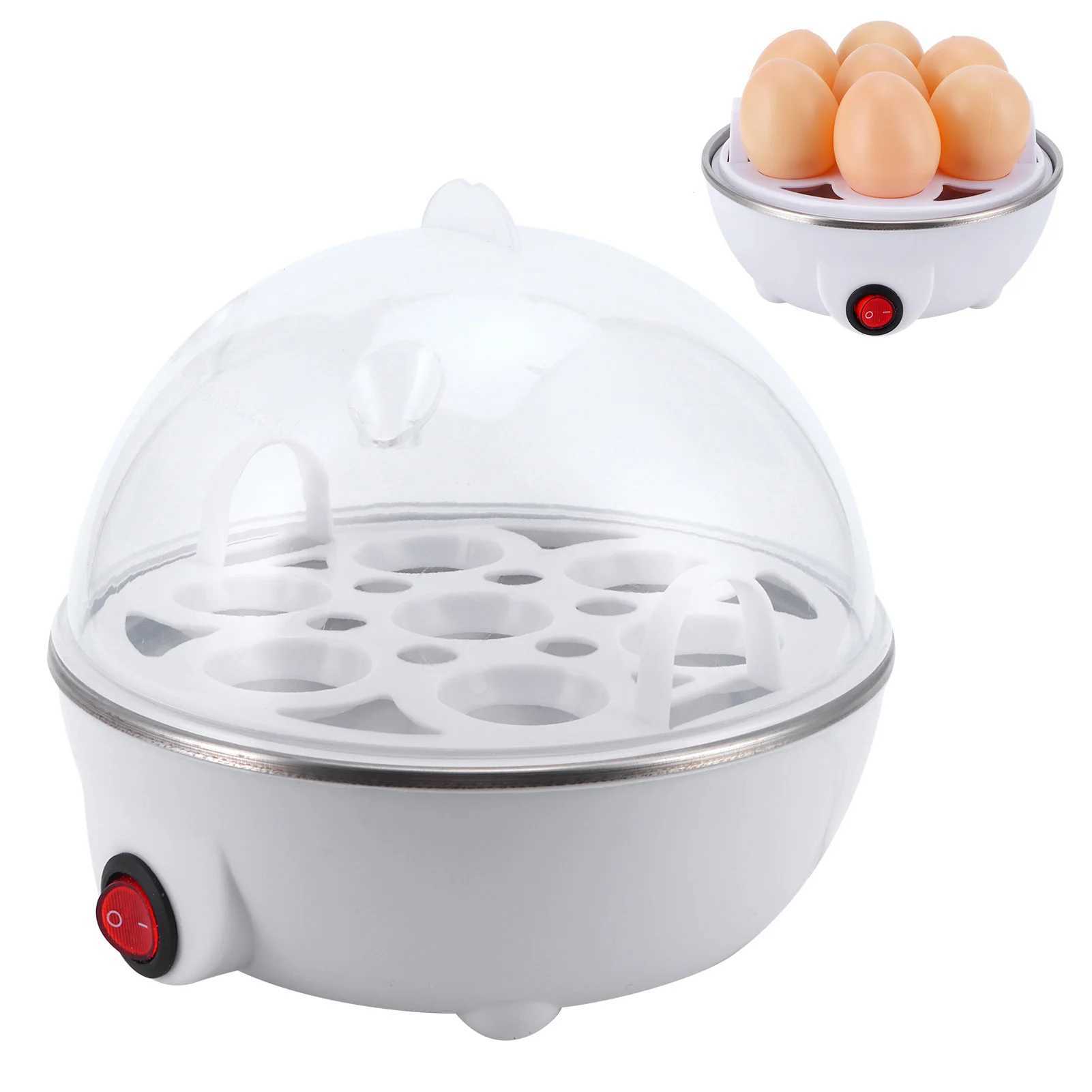 Egg Boiler Electric Eggs Boiler Multifunctional Mini Eggs Cooker Poacher for Kitchen Use C251129