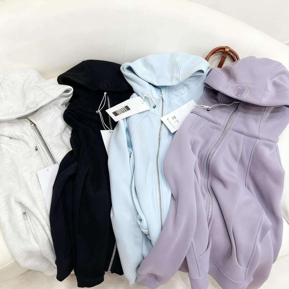 TOP women clothes scuba Hoodie luluity lemonics jackets set pants leggings luluity lemonics sweatshirt sweater top Multiple color sets gym set sport Quick-Drying