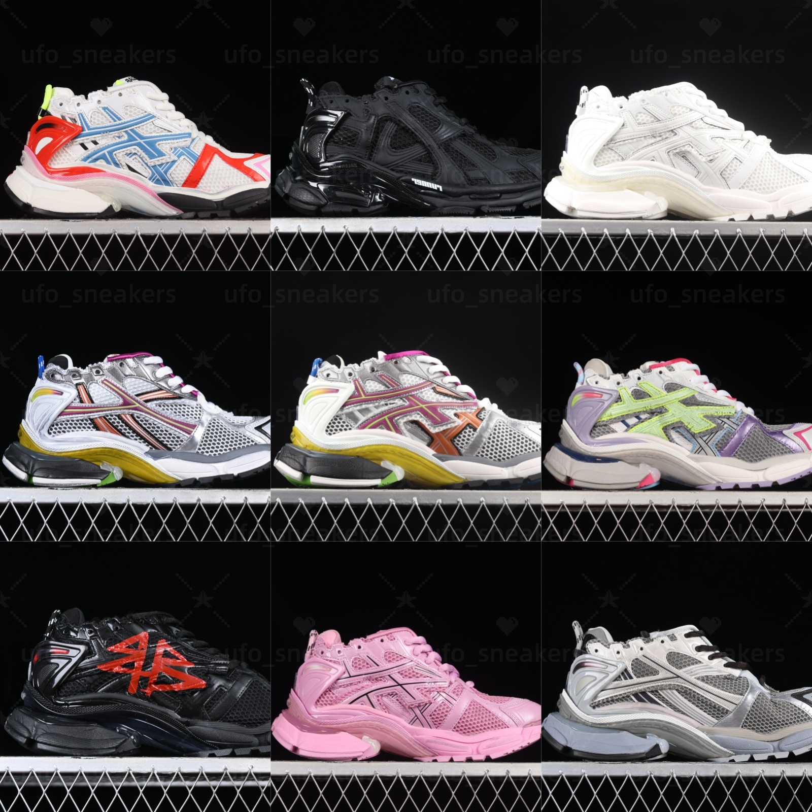 sneakers track runners 7.0 7.5 3.0 platform all black white multicolor pink blue grey ancien daddy men women trainers tennis designer shoes with box