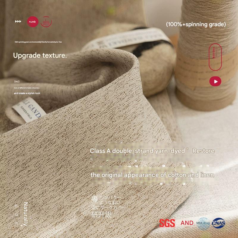 B429 Middle Ages style full blackout cotton and linen texture chenille curtains custom bedroom living room French Shaoxing curtain fabric wholesale