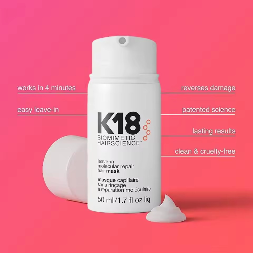 K18 Hair Treatment Leave-In Conditioner Molecular Repair Dry Hair 4 Minutes To Reverse Hair Damage Moisturize Hair Mask