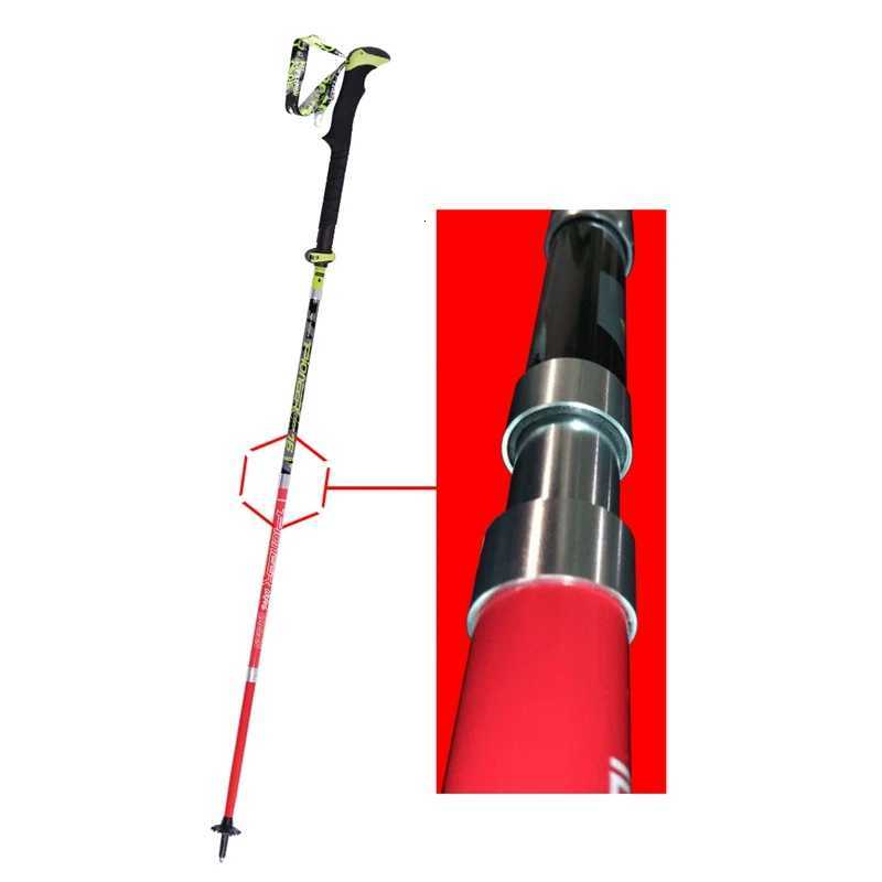 Pioneer Carbon Fiber Walking Sticks Folding Trekking Poles Ultralight Alpenstocks For Outdoor Camping Hiking Trail Running X251128