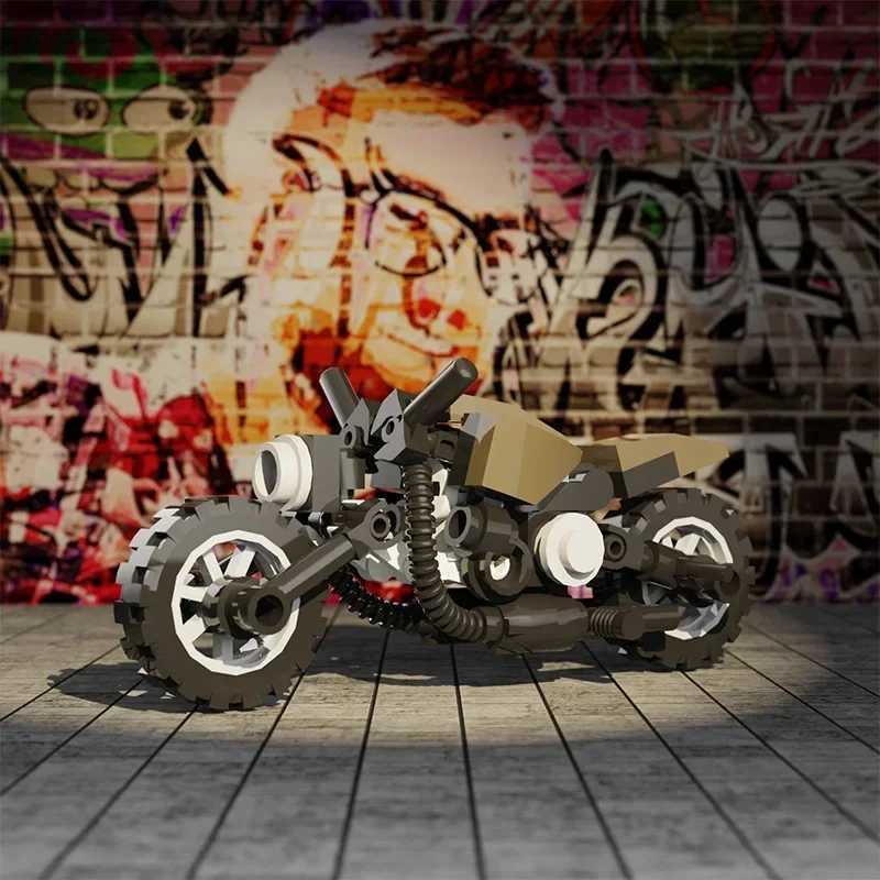 Speed Series Mini Vintage Motorcycle Building Blocks MOC Bike Vehicle Racing Small Particle Assembly Model Kid Toy Birthday Gift J251129