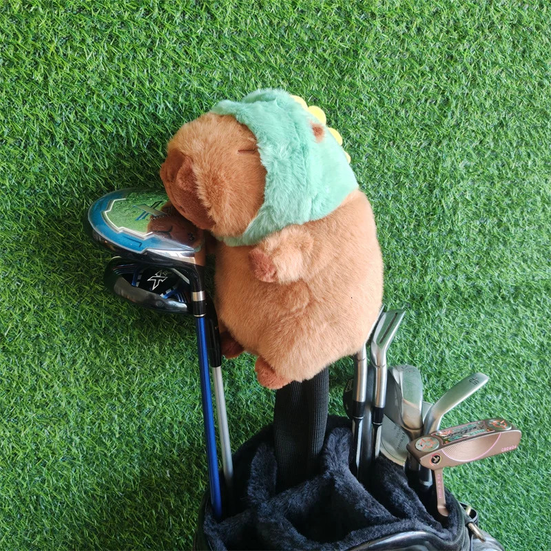 Plush Golf Capybara Driver Headcovers 460cc Head Cover Large Stock Drop 251129