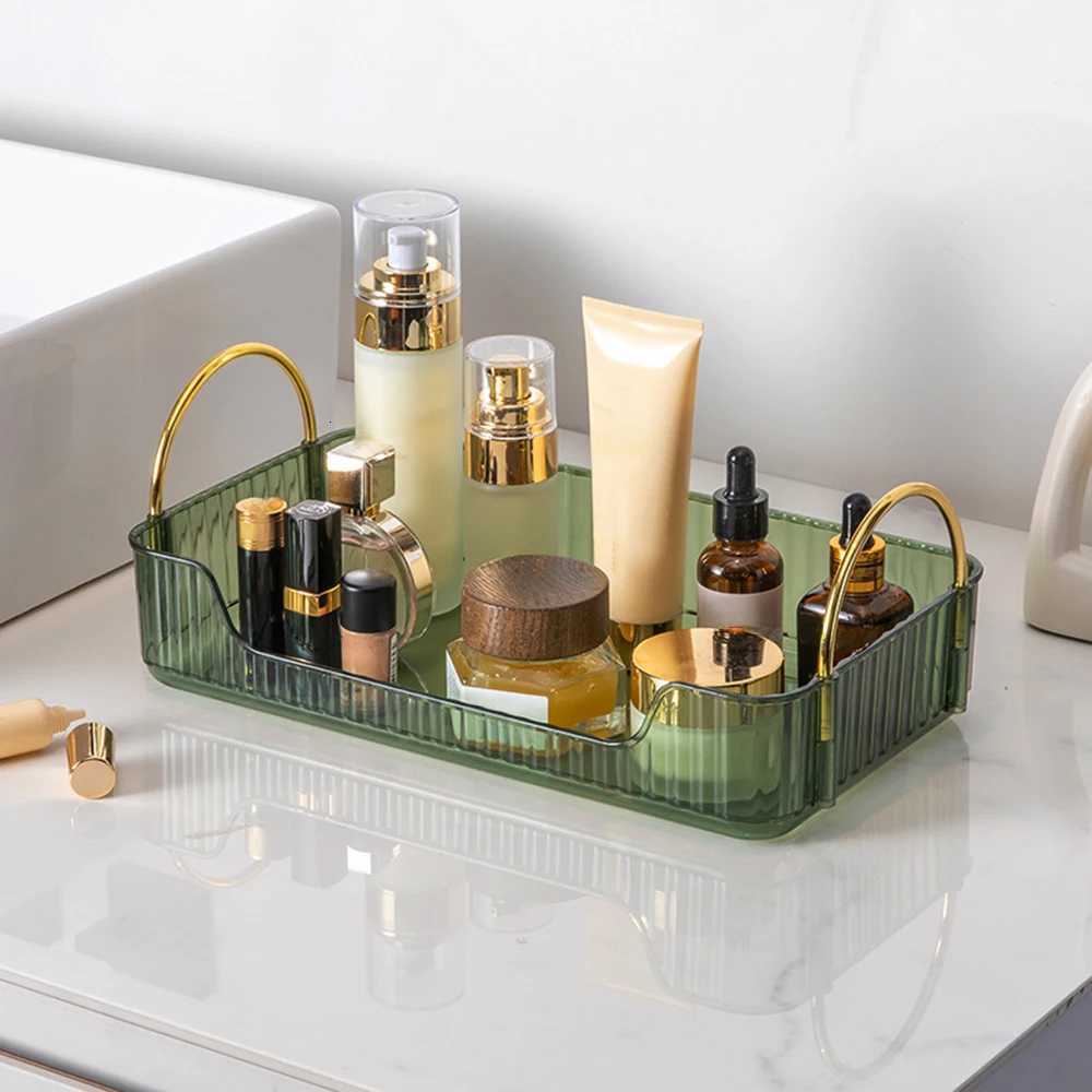 Elegant Makeup Storage Box for Bathroom Toilet and Dressing Table Y251129