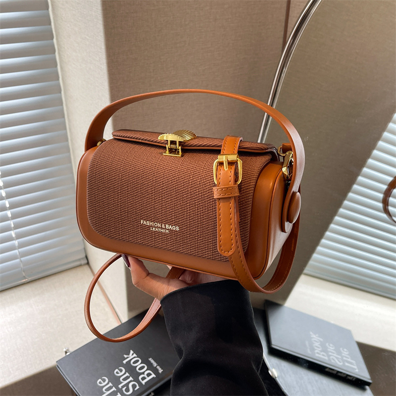 Women's 2025 Korean Fashion Luxury Small Square Bag, Versatile Shoulder & Crossbody Bag