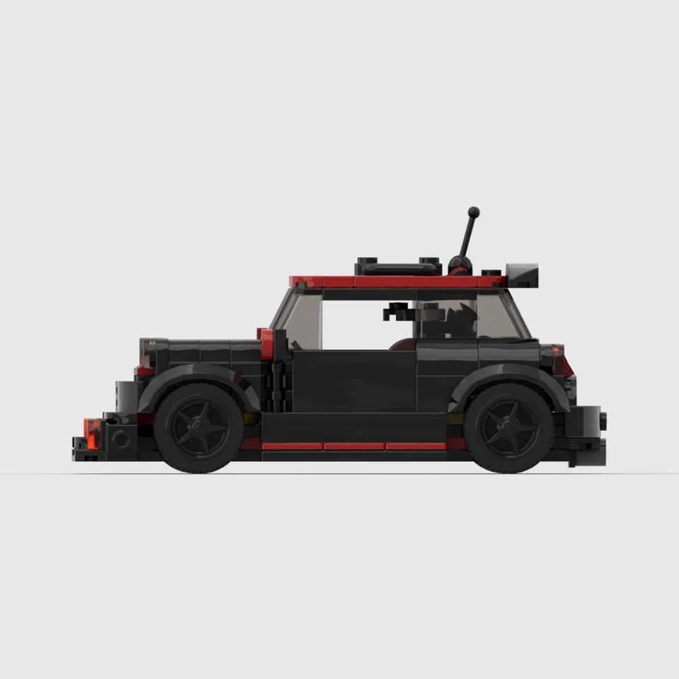 MOC MINI JCW racing Racer Building Blocks Brick Creative Garage Toys for Boys Gifts J251129