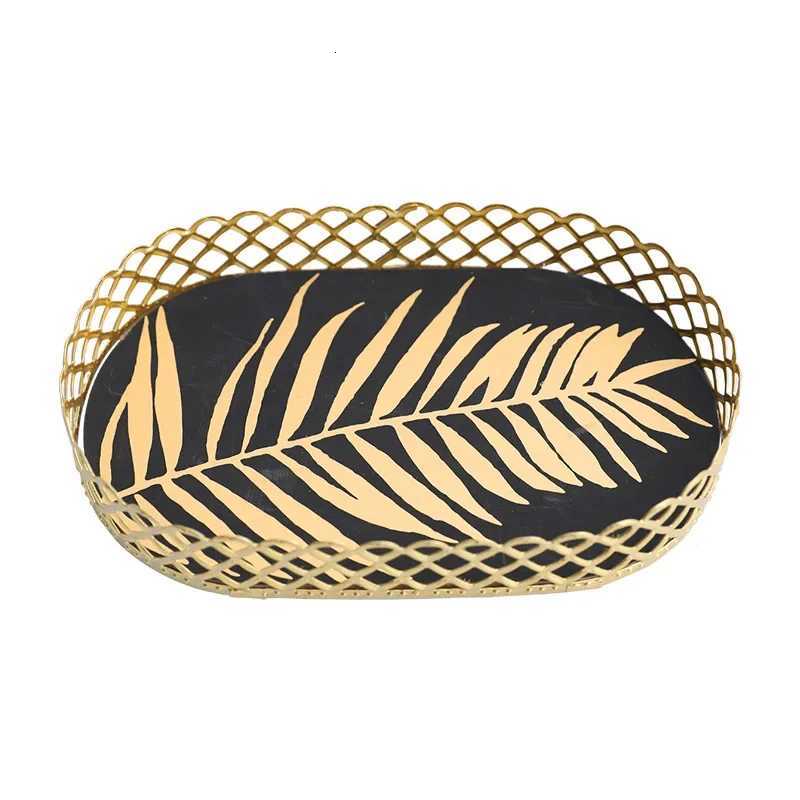 Nordic Cross-border Iron Jewelry Makeup Storage Tray Jewelry Store Jewelry Store Purchase Basket Desktop Storage Box Y251129