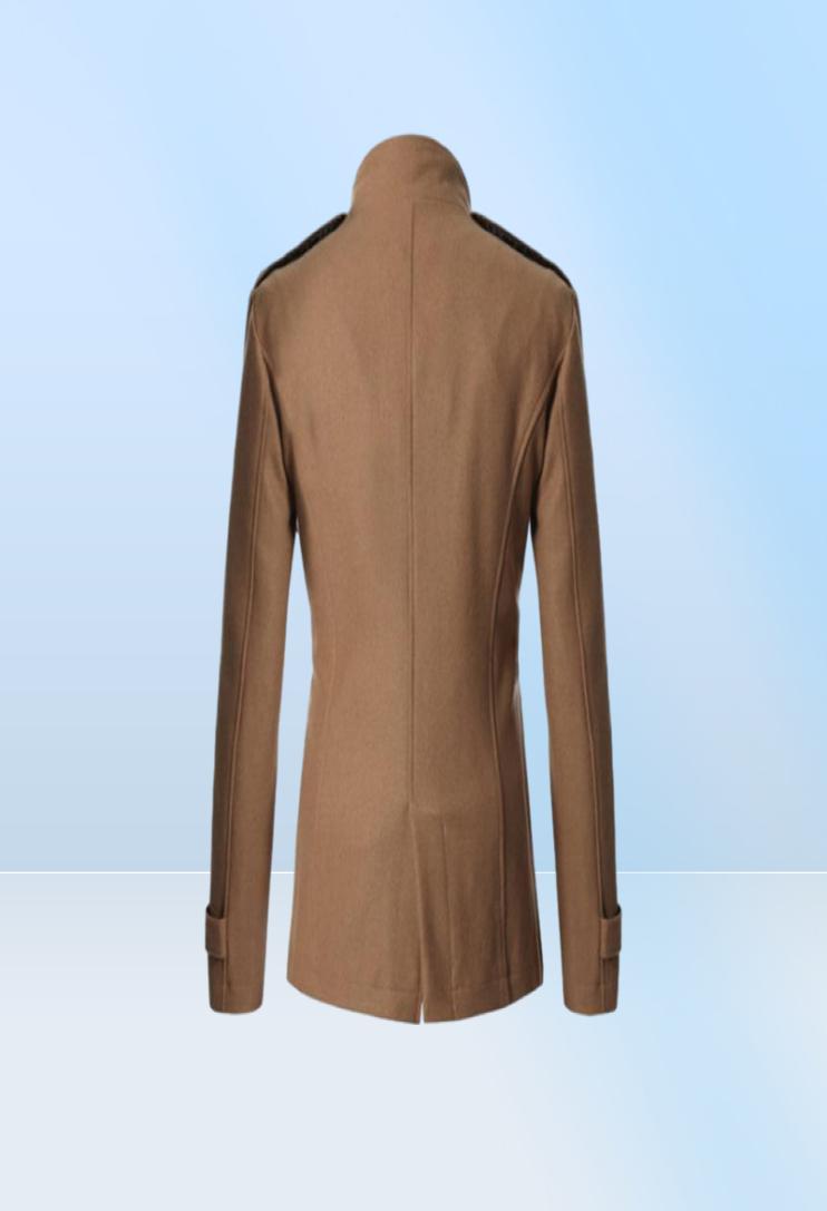 Men039s Wool Coat Winter Jacket Man Long Section Overcoat Trench Coat Fashion Casual Winter Parka Puimentiua FF1616663