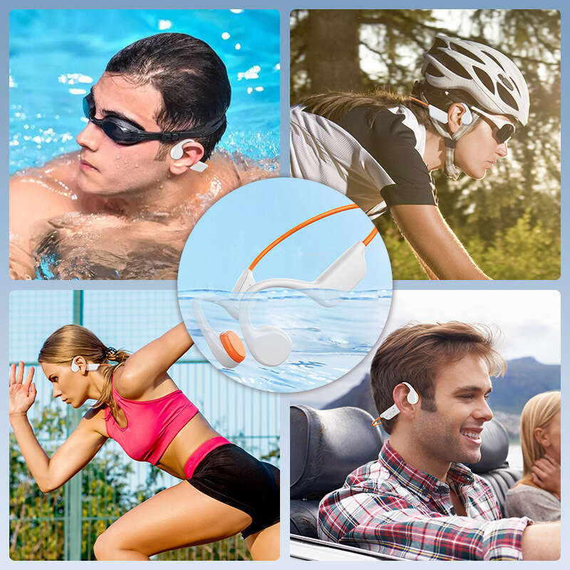 Famous Brand Cross Border Swimming Listening To Songs With G Memory Long Battery Life Bone Conduction Wireless Bluetooth Headphones