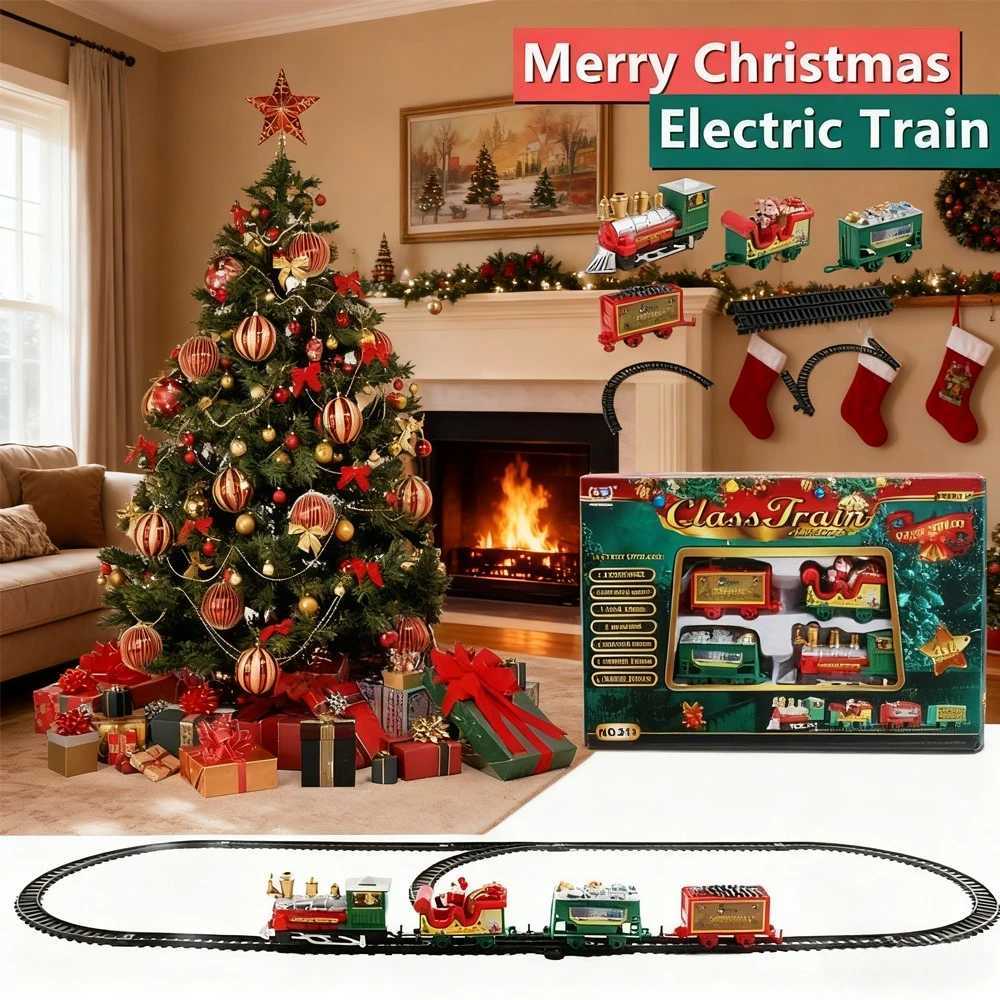 Christmas Train Set Assemble Railway Tracks Toys Decor Christmas Tree Train Gift Toy For Kids Birthday Party Gift Christmas Gift J251129