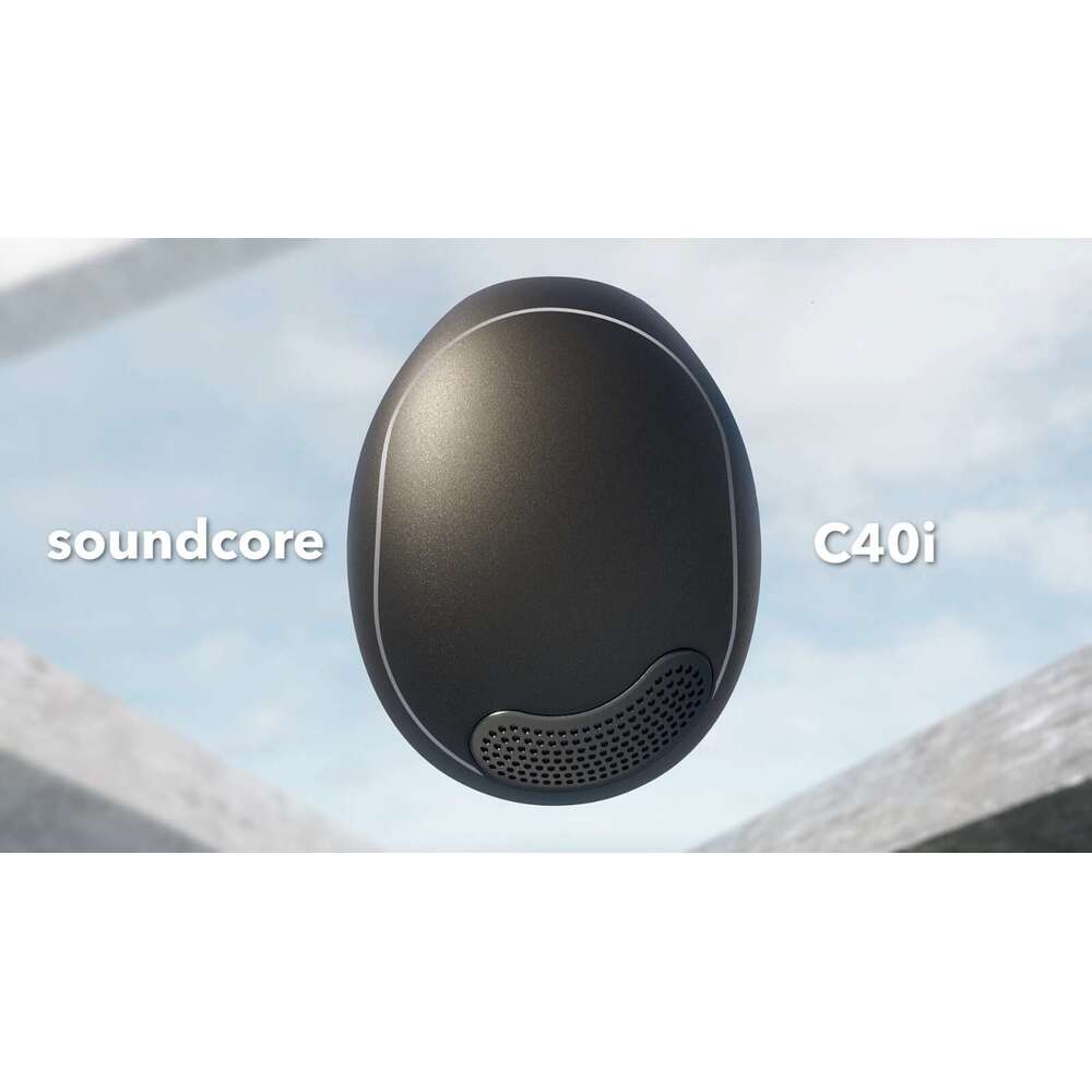 Soundcore C40i open ear clip on headphones with 3D sound suitable for outdoor sports