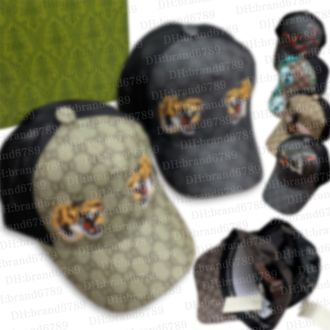 Luxurys Desingers Letter Baseball Cap Woman Caps Manempty embroidery Sun Hats Fashion Leisure Design Tiger Snake King Hat Embroidered Sunscreen pretty hats