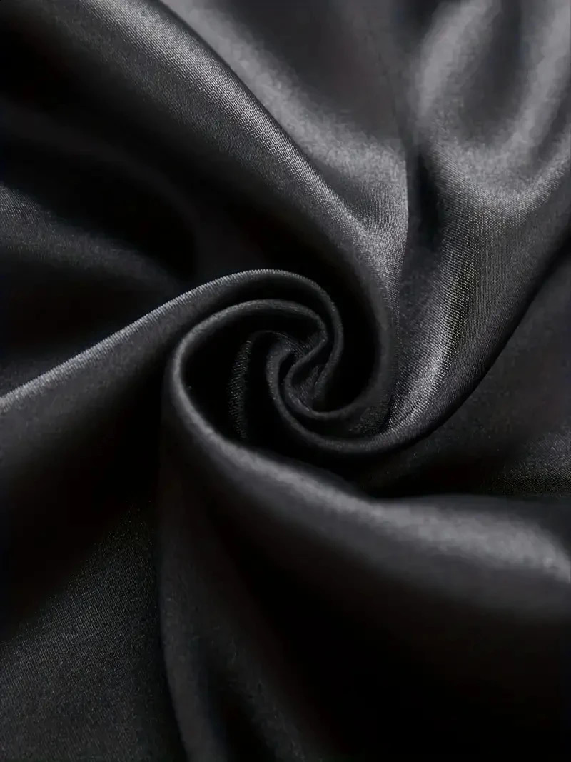 Mens Sleepwear Set Silk Satin Long Sleeve Fashion Soft Home Large Size Spring y250427
