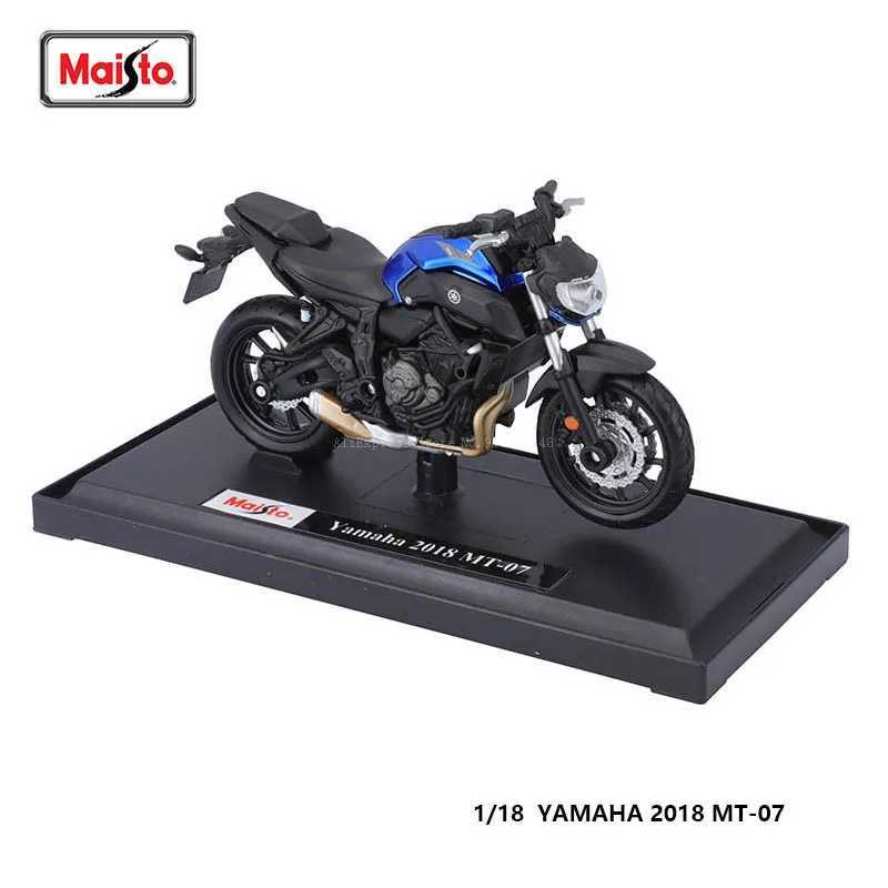 Maisto 118 yamaha MT-07 2018 genuine motorcycle static model die cast car collectible gift toy juguetes toy car J251129