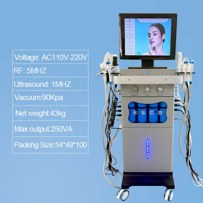 Multifunction Face Skin Rejuvenation Skin Care Diamond Microdermabrasion Blackhead Removal Oxygen Therapy Aqua Peeling Face Machine
